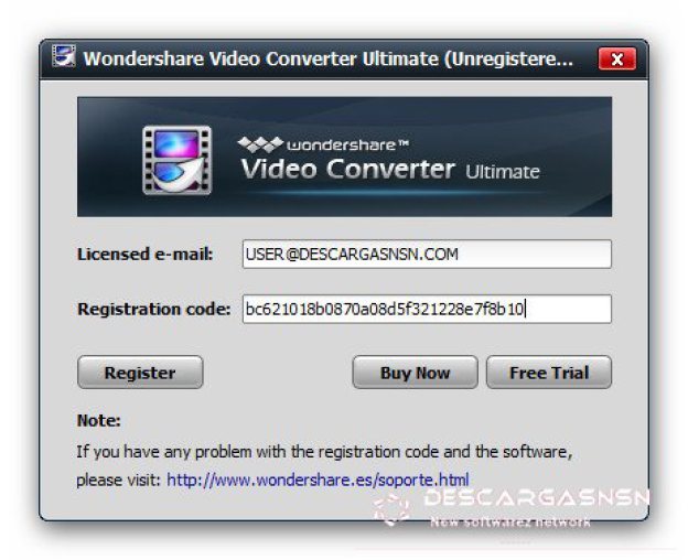 wondershare video editor serial key and email 7.0.2